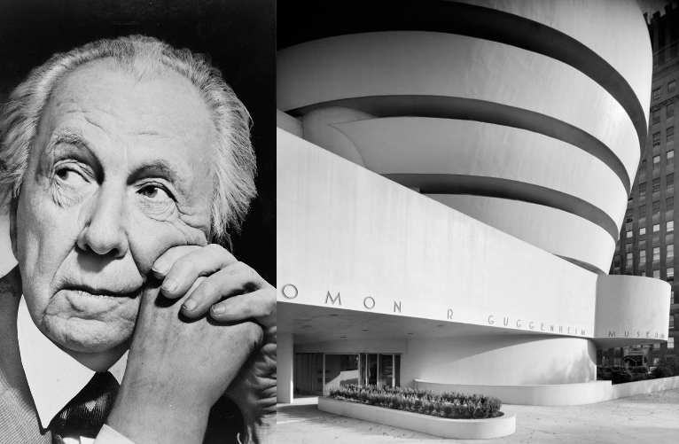Frank Lloyd Wright 1954 Portrait Guggenheim Museum © Al Ravenna 